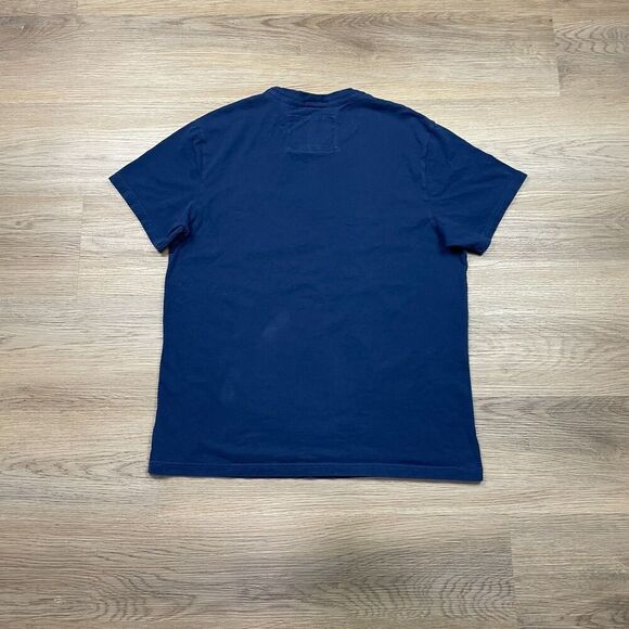 American Eagle Outfitters Shirt Mens Large Blue AOP Y2K Graphic Short Sleeve - Picture 5 of 10